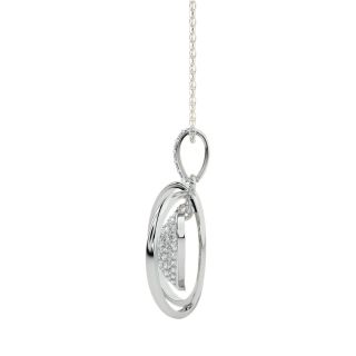 Aabira Round Diamond Pendant